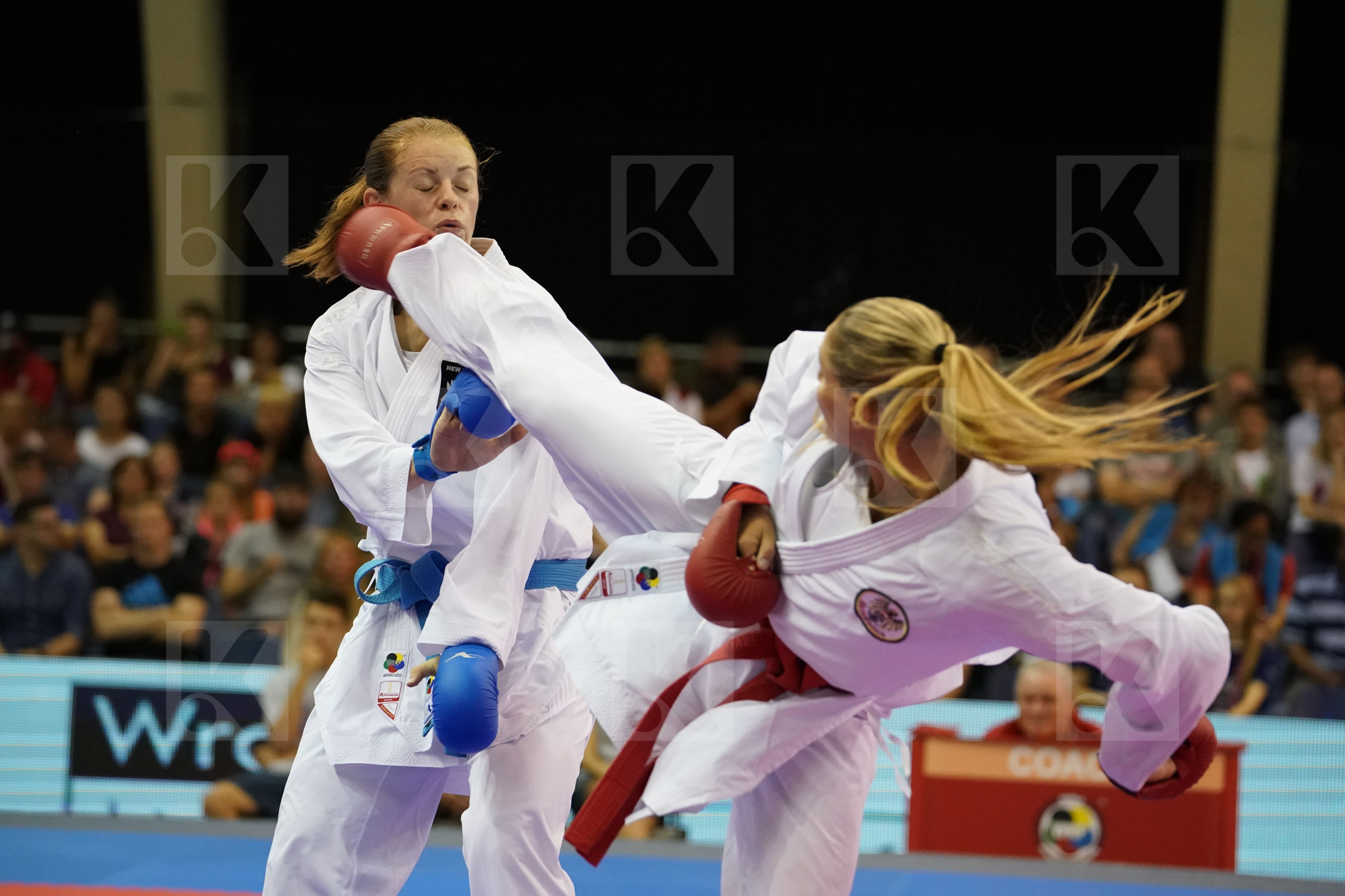 Australia Austria Buchinger Alisa Female Kumite -68kg Thomason Amy